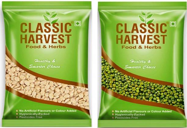 Classic Harvest Organic Green, White Combo (Whole)