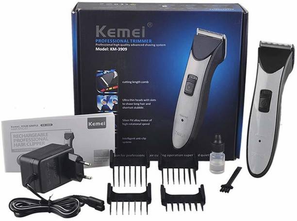 Kemei KM-3909 Professional Hair Grooming Trimmer Trimmer 60 min  Runtime 4 Length Settings