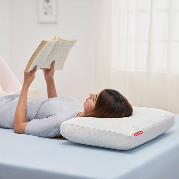 duroflex Neck Balance Pressure Relief Memory Foam Solid Orthopaedic Pillow Pack of 1