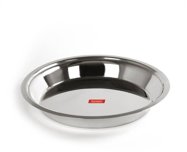 सुमीत Heavy Stainless Steel Parat (2.8Ltr, 34Cm), Silver परात
