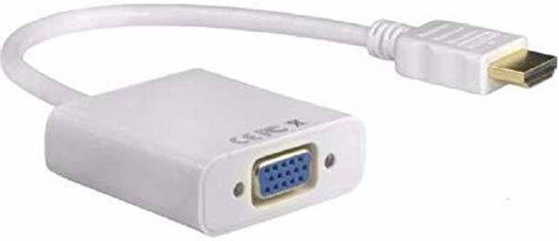 D25  TV-out Cable HDMI Male to VGA Female Video Converter Adapter Compatible with Notebook, PC, Laptop, DVD Player, HDTV Projectors, Chromebook, Xbox and Other HDMI Input Devices