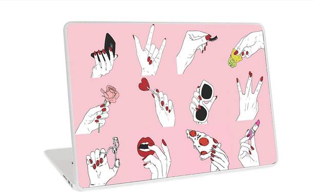 Galaxsia Girl's Fantasy Laptop Skin vinyl Laptop Skin Compatible for 14 inch