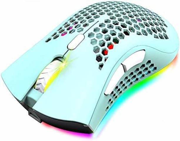 Etzin Wireless Gaming Mouse USB Receiver for PC Mac Gamer (Green) Wireless Ambidextrous Laser  Gaming Mouse  with Bluetooth