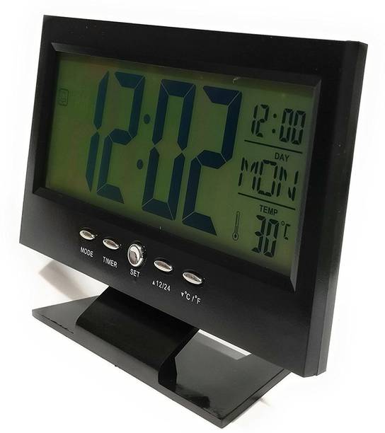 Elecsera Digital Black Clock