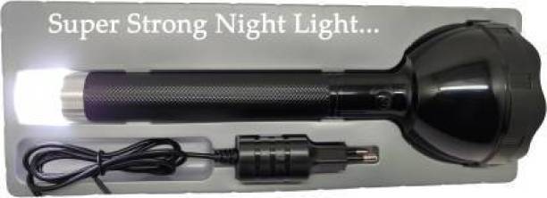 HASRU RECHARGEABLE FLASHLIGHT WITH DUAL LED Torch Torch (Black : Rechargeable) Torch