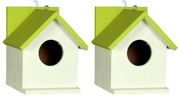 ganga enterprise Bird House Bird Nest For Sparrow And Other Garden Birds Pack Of 2 Bird House