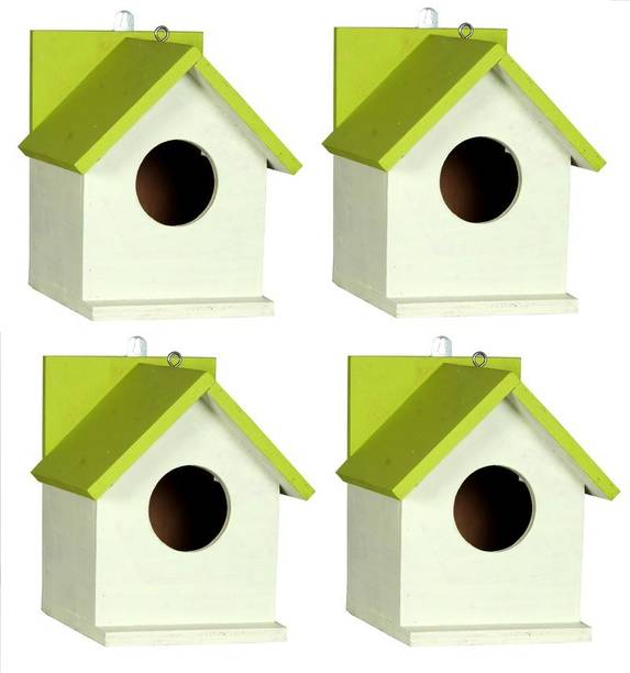 ganga enterprise Bird House Bird Nest For Sparrow And Other Garden Birds Pack Of 4 Bird House