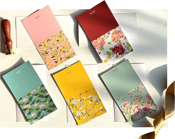 AAKAR Floral Tags Greeting Card