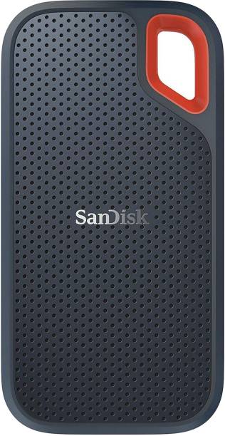 SanDisk E61/1050 Mbs/Window,Mac OS,Android/Portable,Type C Enabled/5 Y Warranty/USB 3.2 2 TB Wired External Solid State Drive (SSD)