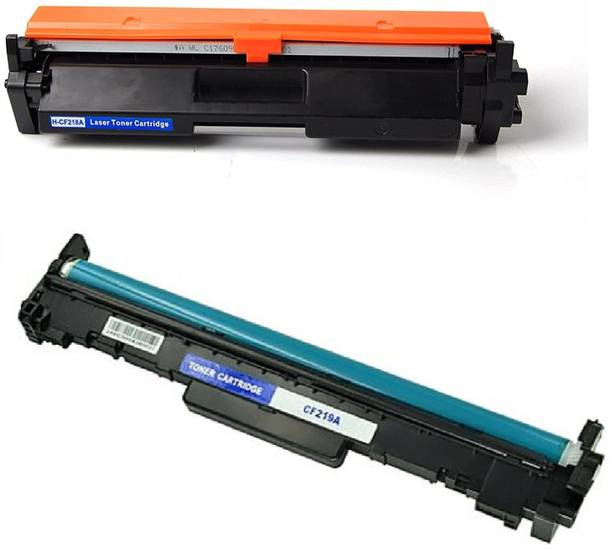 SMART PRINT SOLUTIONS 18A / CF218A & 19A / CF219A Toner Cartridge Drum For HP LaserJet Pro M104, M104a, M104w, M132, M132a, M132fn, M132fw, M132nw, M132snw MFP(18A With chip + 19A With chip) Black Ink Cartridge