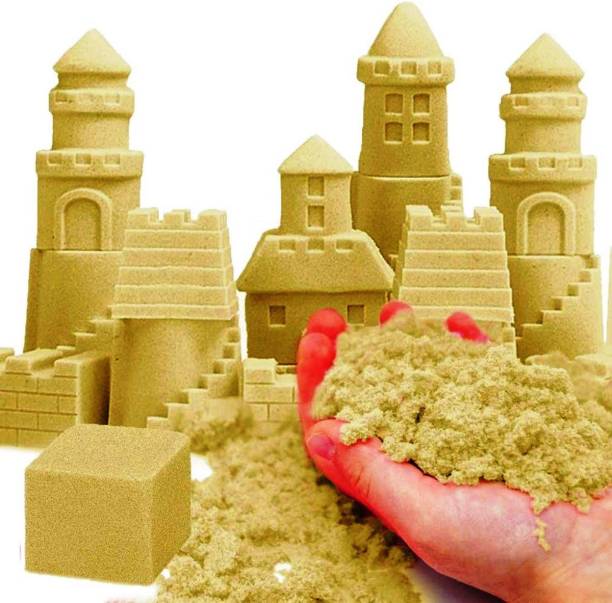 Gift Collection Creative Sand for Kids - Kinetic Sand Kit for Kids | Soft Sand Clay Toys without Mould & Tray – Approx 1 Kg