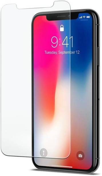 GADGETSMORE Tempered Glass Guard for Apple iPhone X