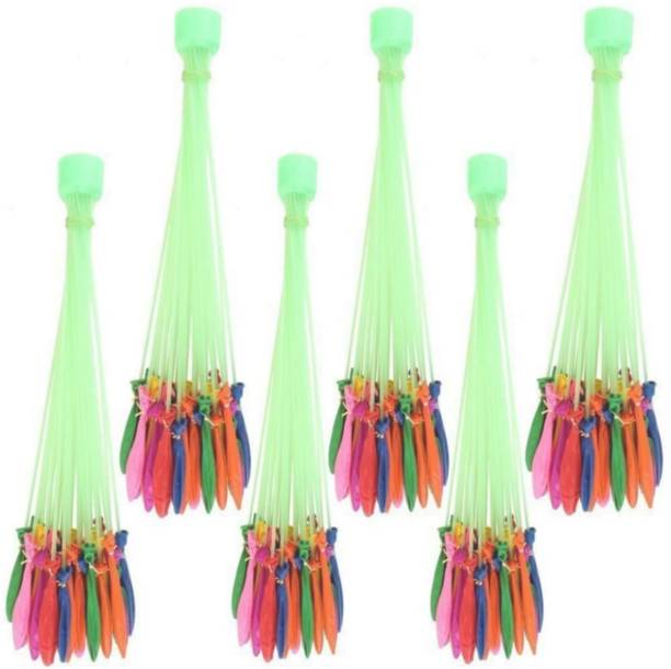 Local Charm Solid Holi Magic Water Balloons for Kids - Pack of 6 (222 Balloons) Magic Balloon