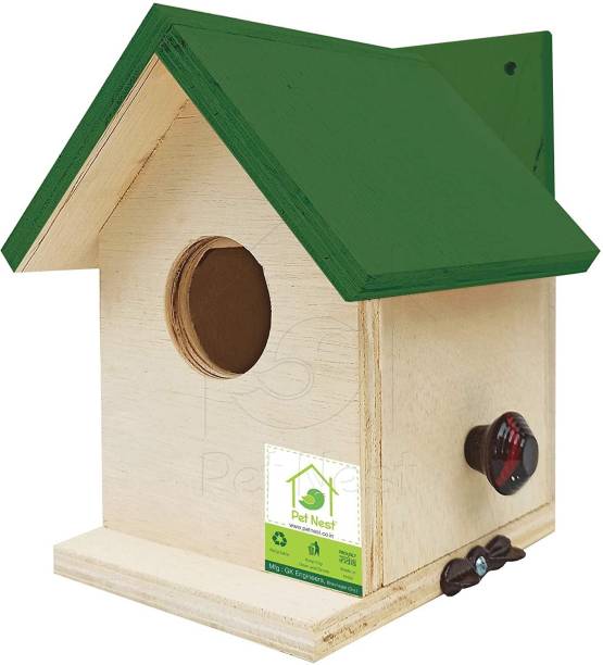 PetNest Sparrow and tit Nestbox home shape Bird House