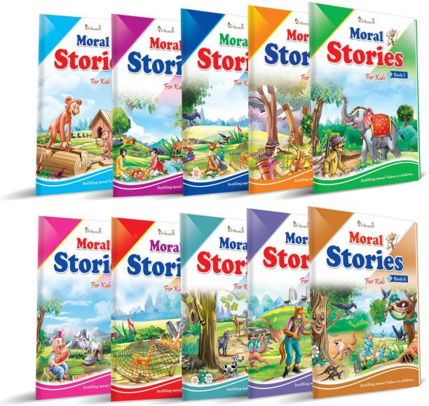 Story Books Set of 10 in English with 101 Moral Stories from Inikao  - InIkao Moral Stories