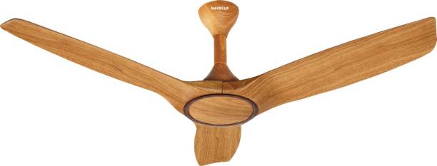 HAVELLS Stealth I 1250 mm 3 Blade Ceiling Fan (Pinewood CCR) 1250 mm Remote Controlled 3 Blade Ceiling Fan