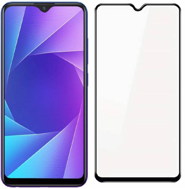 Msons Edge To Edge Tempered Glass for Vivo Y91, Vivo Y93, Vivo Y95, OPPO A7, OPPO R17, OPPO R17 PRO, Vivo Y91i, Vivo Y91C, Realme 3, Realme 3i, OPPO A5S, OPPO A12, OPPO A11K, VIVO U1 | 11D Anti Scratch 9H Hardness Cover Friendly Anti Shatter Proof Full Edge Full Glue