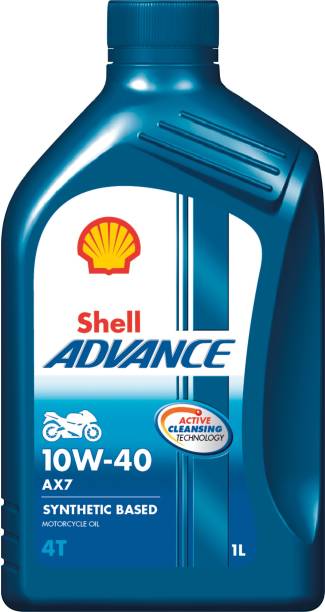 Shell Advance AX7 10W-40 API SM Synthetic Blend Engine Oil