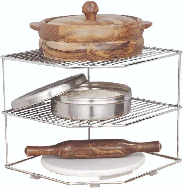 Value Adds Chakla/Belan Kitchen Rack Steel