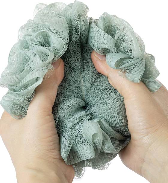 RBGIIT Shower Pouf Body Scrubber Exfoliator Bathing Round Sponge Men Women BL_07