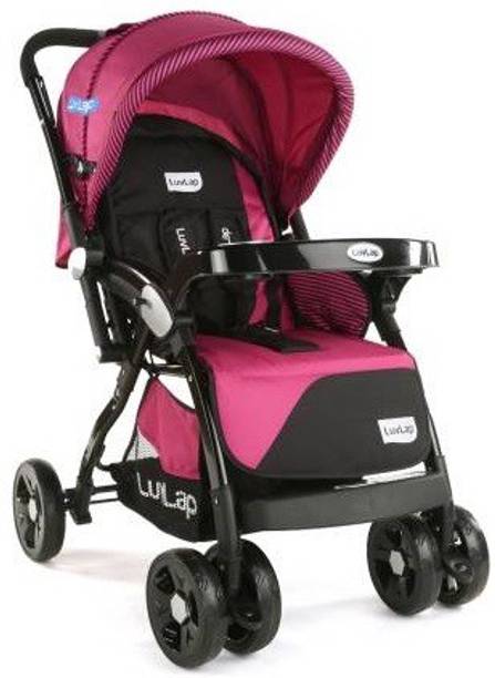 LuvLap Galaxy Stroller Pram Extra Large Seating Space Easy Fold for Newborn Baby/Kids, 0-3 Years Stroller