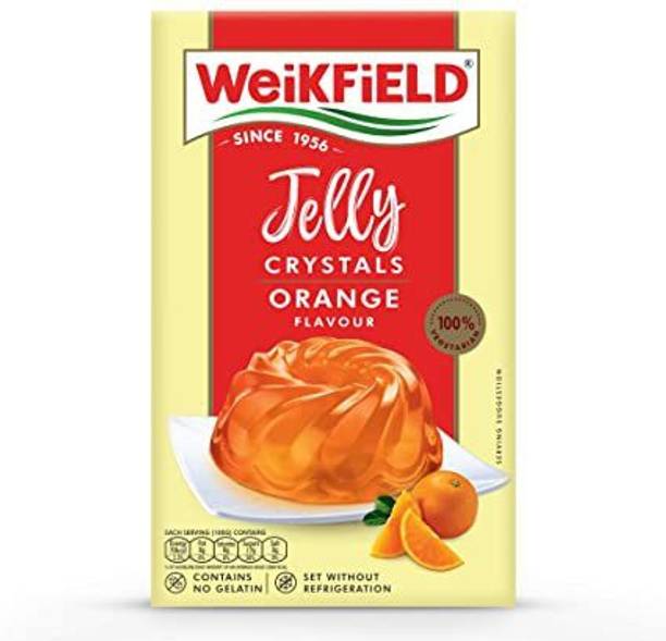 WeiKFiELD Jelly Crystals, Orange, 90g Jelly Crystals
