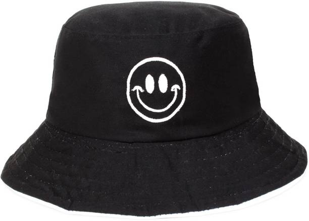 ZACHARIAS Fishermen Bucket Smiley Reversible Cap Hat
