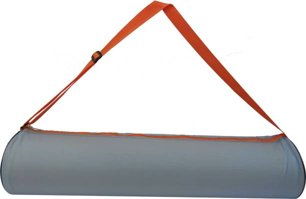 PANCHTATAVA Yoga Mat Cover With Adjustable Shoulder Strap-Stylish Taffeta Grey Yoga Bag