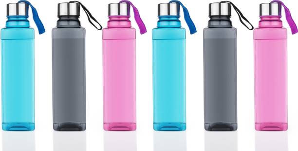 Lion Lender Customers 1st Choice Steel Cap Water bottle Set 1000 ml Plastic Bottle