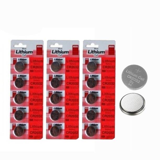 QWEEZER  Micro Lithium cell CR 2032 3V battery (Pack of 3)  Battery