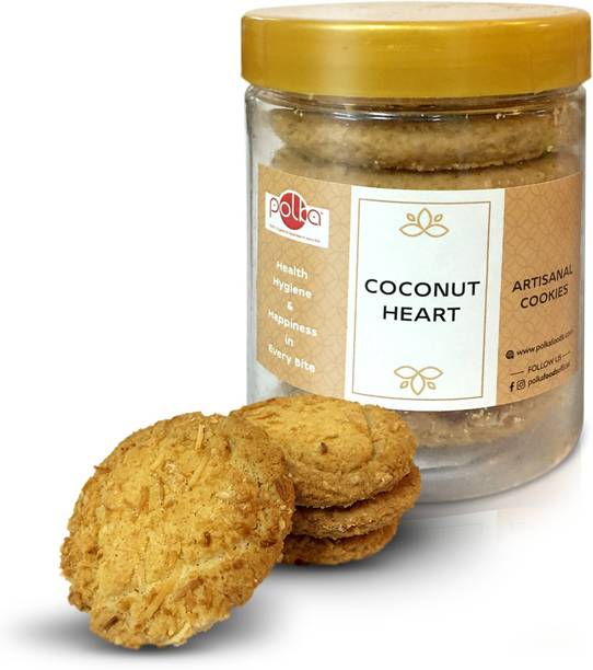 Polka COCONUT HEART COOKIES Cookies Biscuit