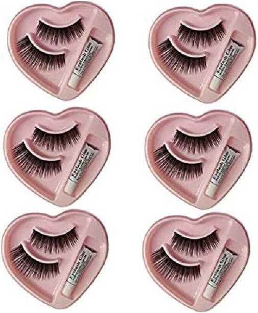 DOFFI CHARMING NATURAL SOFT THICK LONG FALSE EYELASHES WITH GLUE