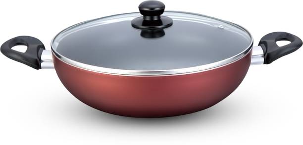 IMPEX Kadhai 27 cm diameter with Lid 2.5 L capacity