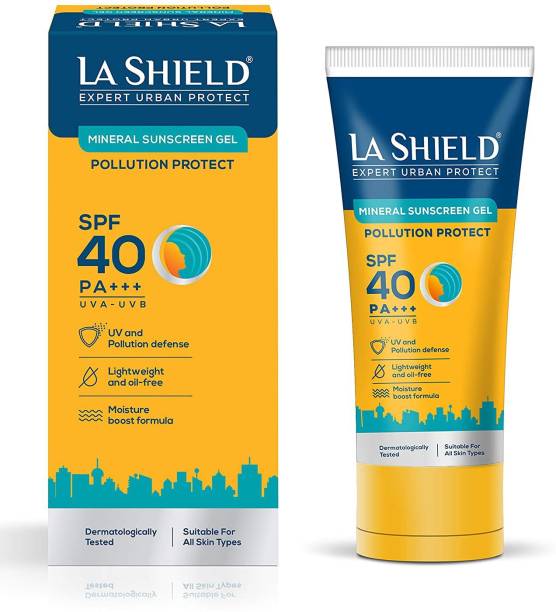 La Shield Mineral Sunscreen Gel For Pollution Protect -...