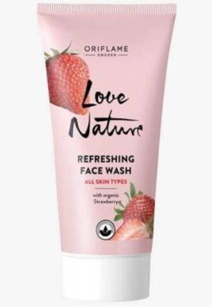 Oriflame Love Nature Refreshing Strawberry  Face Wash