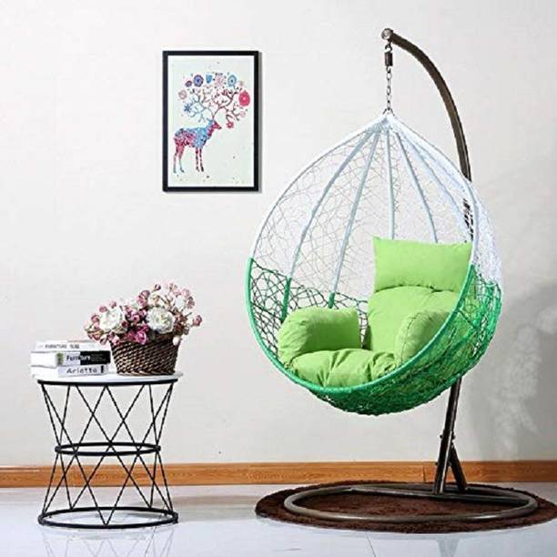 ANAYA DECORE Hanging Oval Swing Chair Iron Large Swing