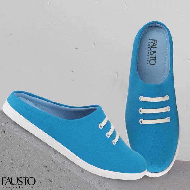 Outdoor Fashion Outfit Comfortable Back Open Canvas Slip On Shoes Loafer Sneakers For Men
