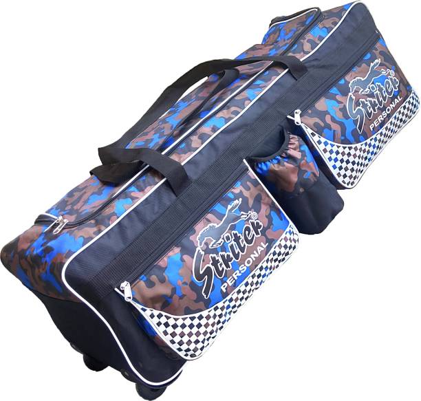 Giftadia 36 Inch Cricket/Hockey/Football/Travel Trolley Kit Bag With Wheels-Blue