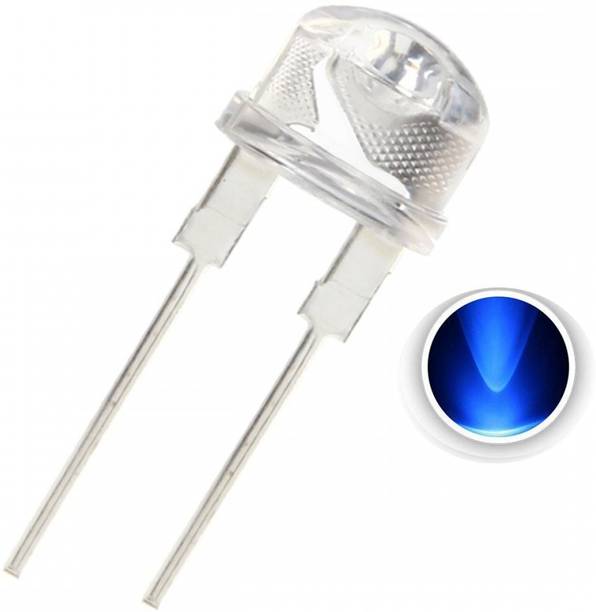 gobagee 8mm LED Light-Emitting Diodes 0.5 W 20 pcs(Clear Blue, 8 mm) - Pack of 20 Electronic Components Electronic Hobby Kit