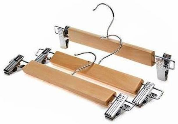 hange clothes For Pant Skirt Jeans Coat Shirt Scraf With 2 Metal Adjustable Non Slip Clips Grip Car Coat Hanger