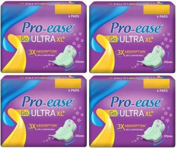 Pro-ease Go Ultra XL+ 6+6+6+6 Sanitary Pad Sanitary Pad