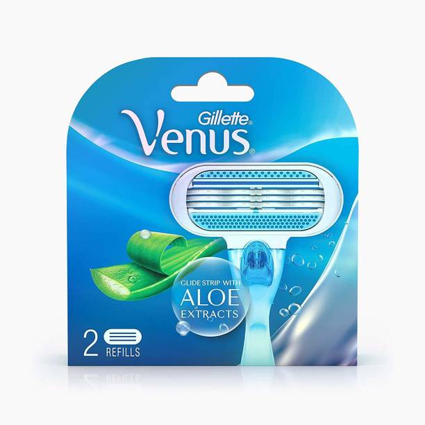 Gillette Venus Glide Strip With Aloe Extracts 2's pack 1
