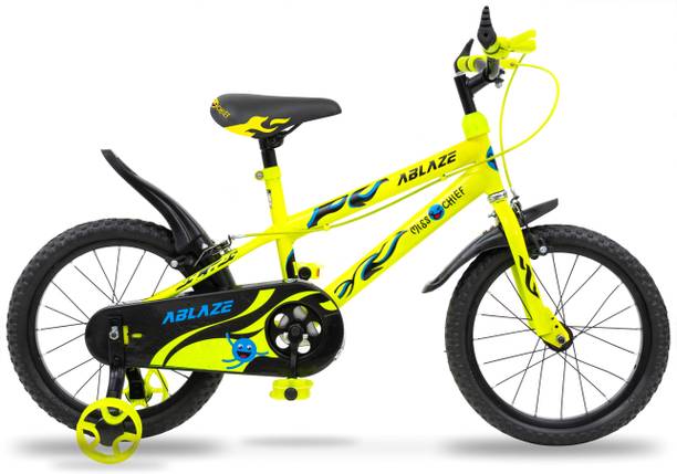 Miss & Chief Ablaze Durable 85% Semi Assembled Kids Bicycle with Steel Rim 16T 16 T BMX साइकिल