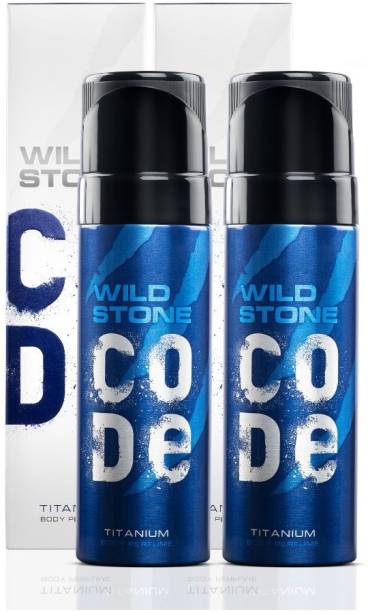 Wild Stone Code Titanium Combo Body Spray  -  For Men