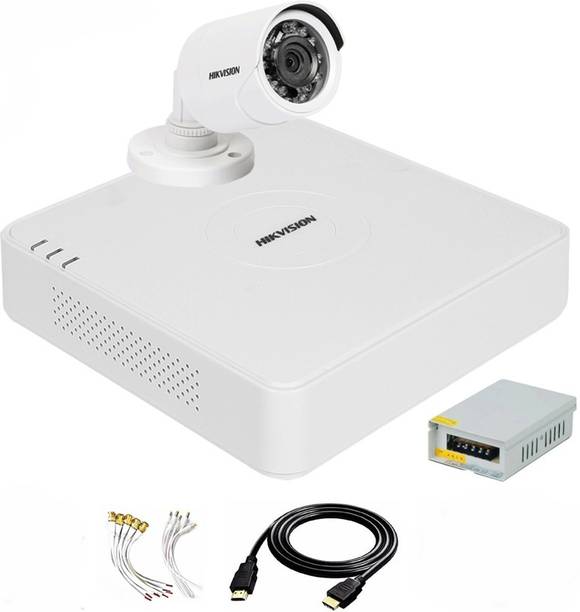 HIKVISION 4 Channal TURBO HD DVR 1080p 1Pcs,Outdoor Camera 2 MP 1Pcs,Power Supply 1Pcs,combo set Security Camera