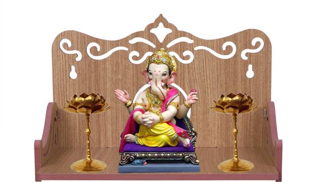 Rudrax Rudrax Wooden Singhasan Temple for God, Laddu Gopal Sinhasan for Pooja Mandir, Singhasan for Diwali, Durga Pooja, Navratri, Ganesh Chaturthi - (8 * 8 * 11 Inch) Engineered Wood Home Temple  (Height: 20.32 cm) Engineered Wood Home Temple  (Height: 20.32 cm) Engineered Wood Home Temple