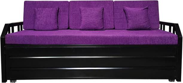ROYAL METAL FURNITURE King Size 3 Seater Double Metal Pull Out Sofa Cum Bed
