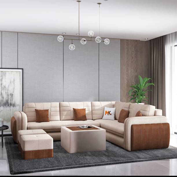 Mobilia Craft Empire Fabric 8 Seater  Sofa