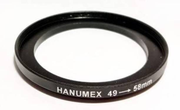 Hanumex 58mm 49-58MM Lens Step Up Filter Ring Stepping Adapter Metal UV Filter (58 mm), Pack of 1 Step Up Ring