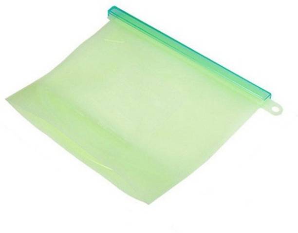 GLAMAXY silicon container pouch, Food Storage Bag, airtight bag for fridge, Leak proof Airtight Pouch for Kitchen, Leak Proof-FreezerBag Silicone Storage Pouch